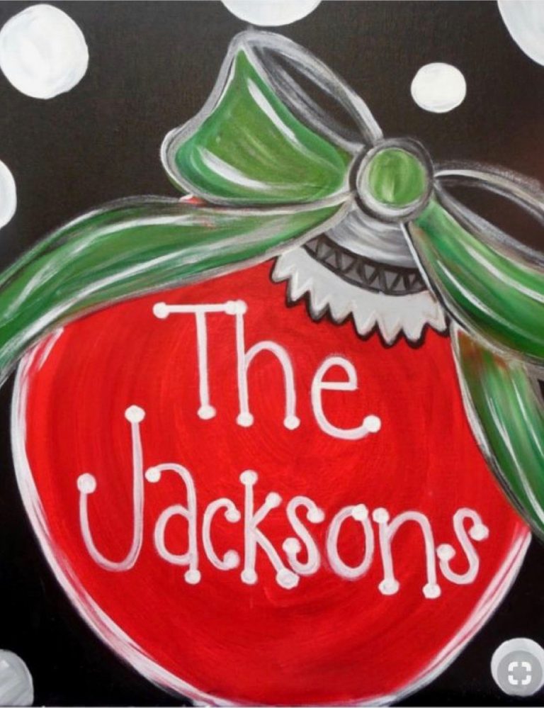 Christmas Paint & Sip (21+up) Legacy Park